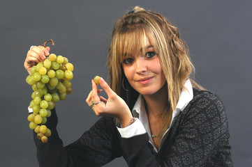 Jeune femme blonde