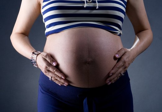 Pregnant women isolated