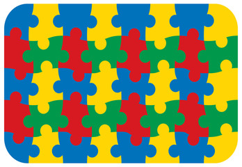 fun primary colors jigsaw puzzle 