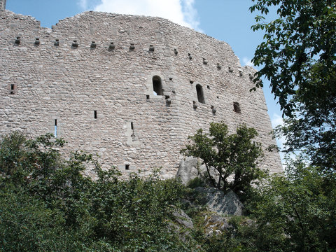 Les Ruines du ch&acirc;teau de l'Ortenbourg (Alsace)