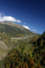 Fototapeta premium Village de Finhaut