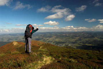 Obraz premium Hiker