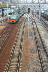Fototapeta na wymiar The railway station
