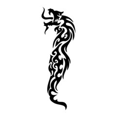dragon vector tatoo