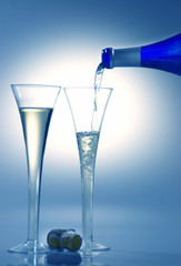 Champagne glasses