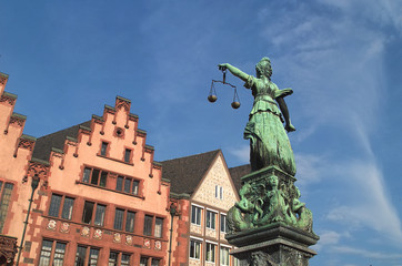 Fototapeta na wymiar Niemcy, Frankfurt nad Menem, Justitce
