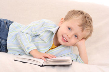 boy and book