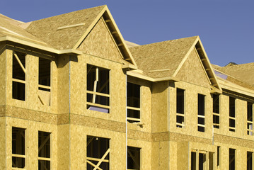 Upper level of building under construction