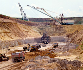 Industrial quarries of the Ukraine