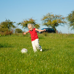 Den Ball treten