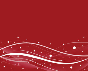 Red Winter Background