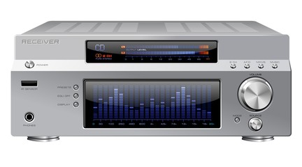 Fototapeta premium Stereo Amplifier - Isolated