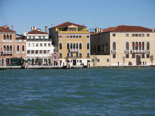 Fototapeta na wymiar Venezia dal Canale della giudecca