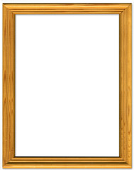 Obraz premium Simple pine picture frame border design