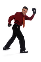 Homme d'affaires dynamique