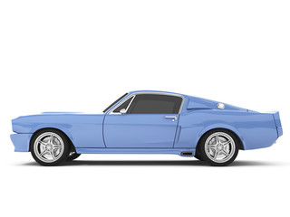 Light-blue Classical Sports Car