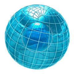 Abstract glass World