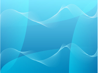 Waves abstract background