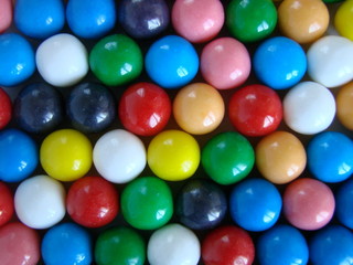 Boules de chewing-gum 