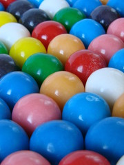 Boules de chewing-gum 