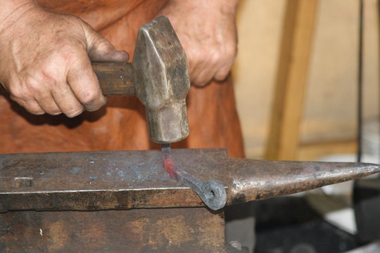 Black smith at work
