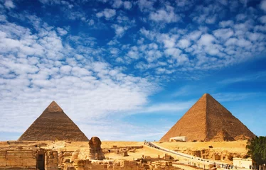 Papier Peint photo Lavable Egypte Egyptian pyramid
