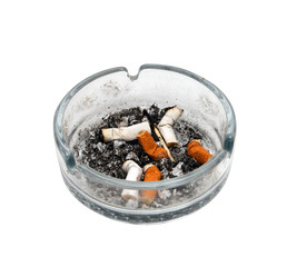 Cigarettes in an ashtray