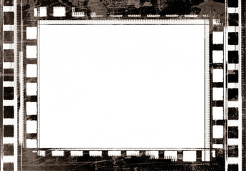 Grunge film frame