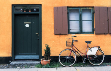 Fototapeta na wymiar Fasada Kopenhadze