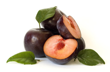 fresh plums