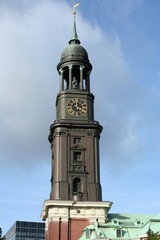 Fototapeta na wymiar Hamburg Michel - Kościół św Michała I