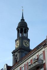 Fototapeta na wymiar Michel Hamburg - Kościół św V