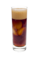 fresh cola with ice