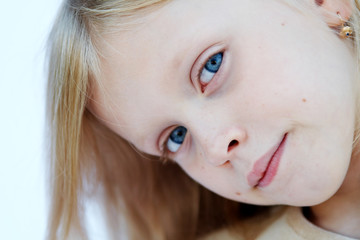 Blue eyes girl