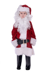 Boy in Santa Suit