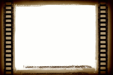 Grunge film frame
