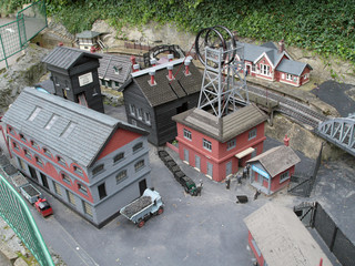 Model village coal mine