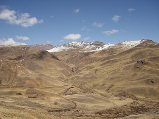 Fototapeta na wymiar Montagne péruvienne.
