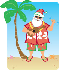 Santa's Hawaiian Christmas
