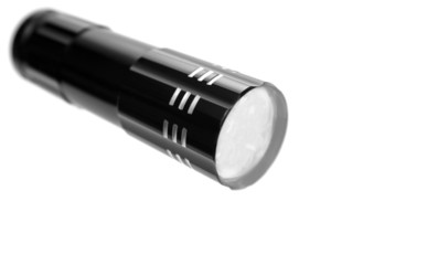 Black L.E.D. Flashlight