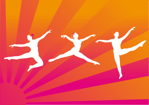3 ballet dancers