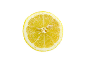 Partof Fresh Lemon isolated