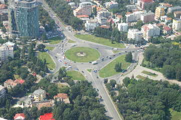 Bucharest, aerial view