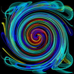 Fototapeta na wymiar abstract swirls