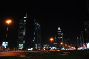 Fototapeta na wymiar Dubai At Night