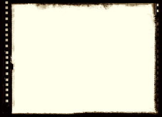 Grunge film frame