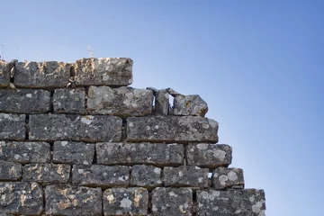 Cercles muraux Travaux détablissement Stone wall