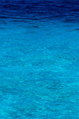 Caribbean sea view in paradise