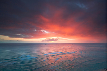 Waikiki resort sunset