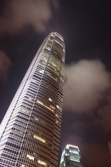 Fototapeta premium International Finance Centre, Hong Kong, at night